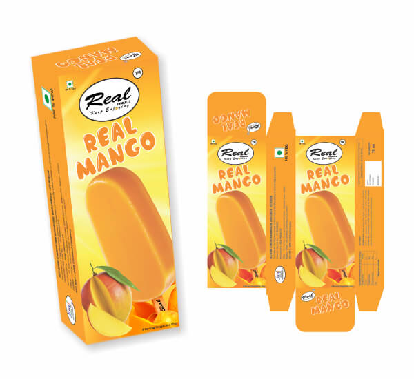 Packaging of Real Ice Cream